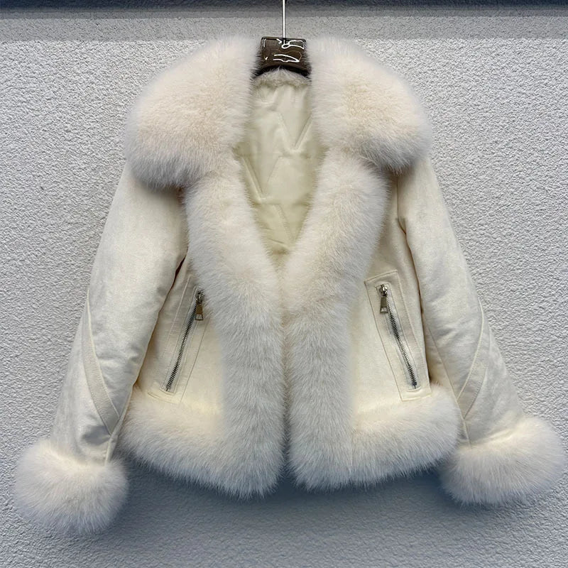 Thickened Warm Winter Women's Faux Fur Coat Stylish Loose Zipper Female Artificial Fur Jacket Coat Fur Leather Outwear For Lady