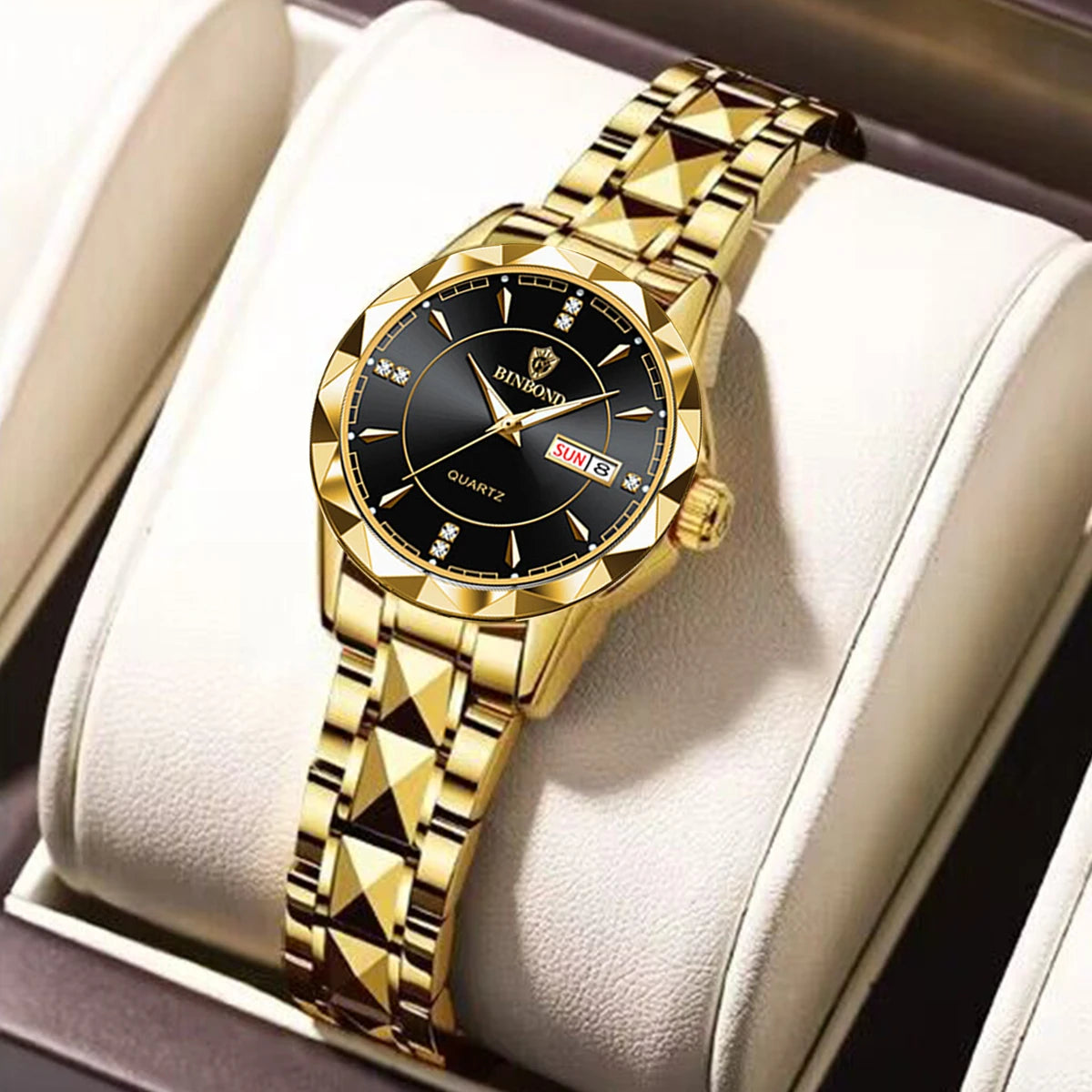 Luxury Fashion Ladies Quartz Watch Waterproof Luminous