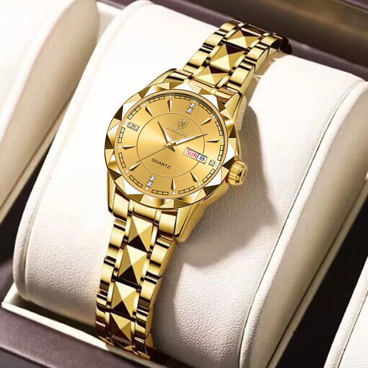Luxury Fashion Ladies Quartz Watch Waterproof Luminous