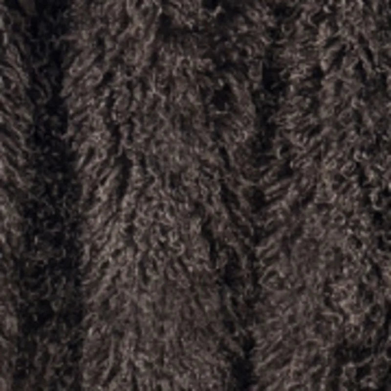 DEAT Fashion Wine Red Long Faux Fur Coat Women's Lapel Loose Plush Thick Sashes Overcoat Winter New 7A1437