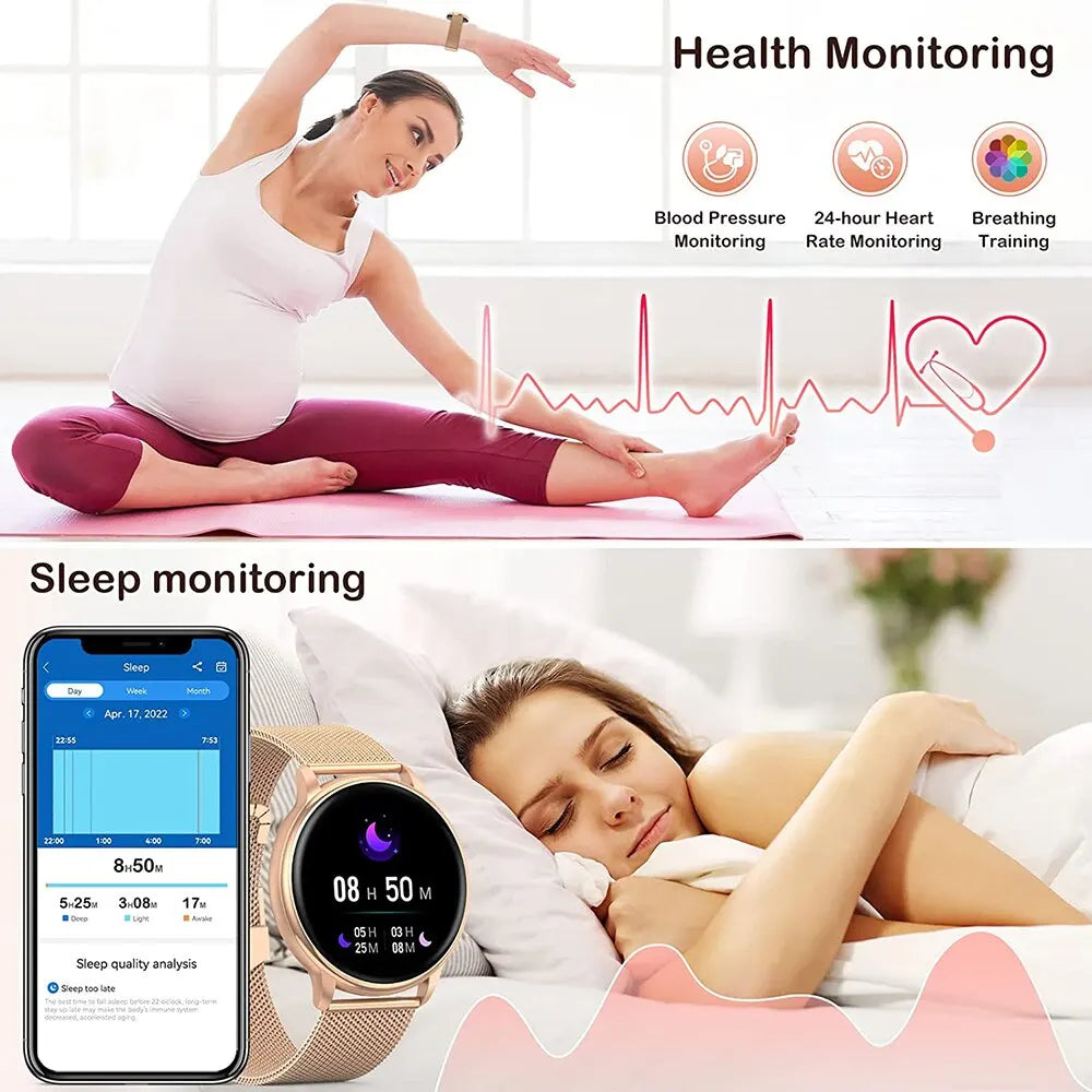 Smart Watch Women Custom Dial Watches Men Sport Fitness