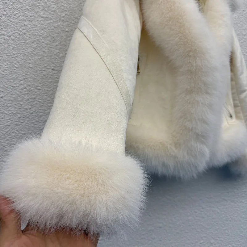 Thickened Warm Winter Women's Faux Fur Coat Stylish Loose Zipper Female Artificial Fur Jacket Coat Fur Leather Outwear For Lady